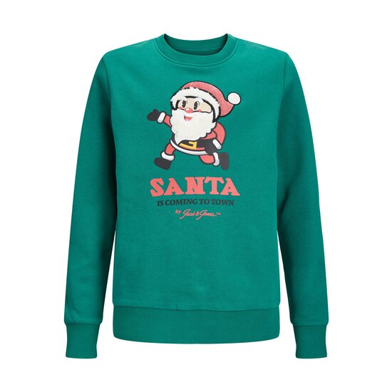 Jack & Jones Junior Jack & Jones Junior Christmas Sweater Boys JORXMAS Green