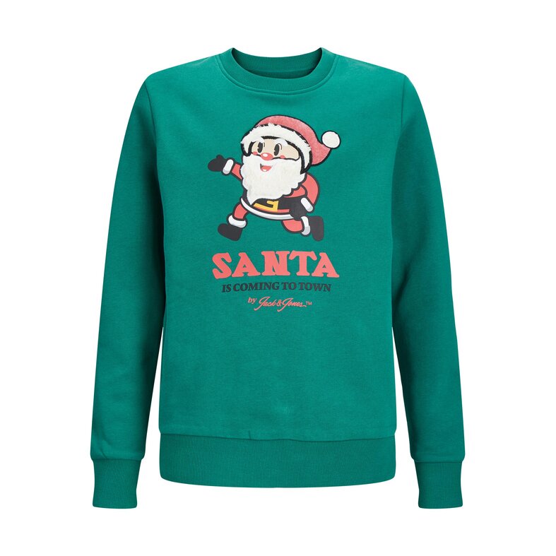 Jack & Jones Junior Jack & Jones Junior Christmas Sweater Boys JORXMAS Green
