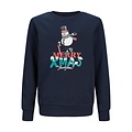 Jack & Jones Junior Jack & Jones Junior Kersttrui Jongens JORXMAS Donkerblauw