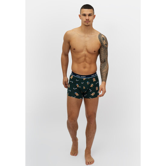 Happy Shorts Happy Shorts 2-Pack Christmas Boxer Shorts Men's Christmas Print