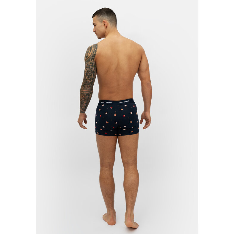 Happy Shorts Happy Shorts 2-Pack Kerst Boxershorts Heren Koekjes