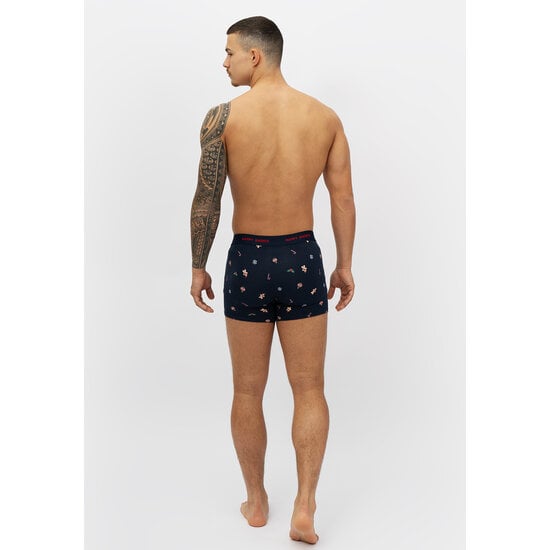 Happy Shorts Happy Shorts Christmas Boxer Shorts 2-Pack Men's Gingerbread