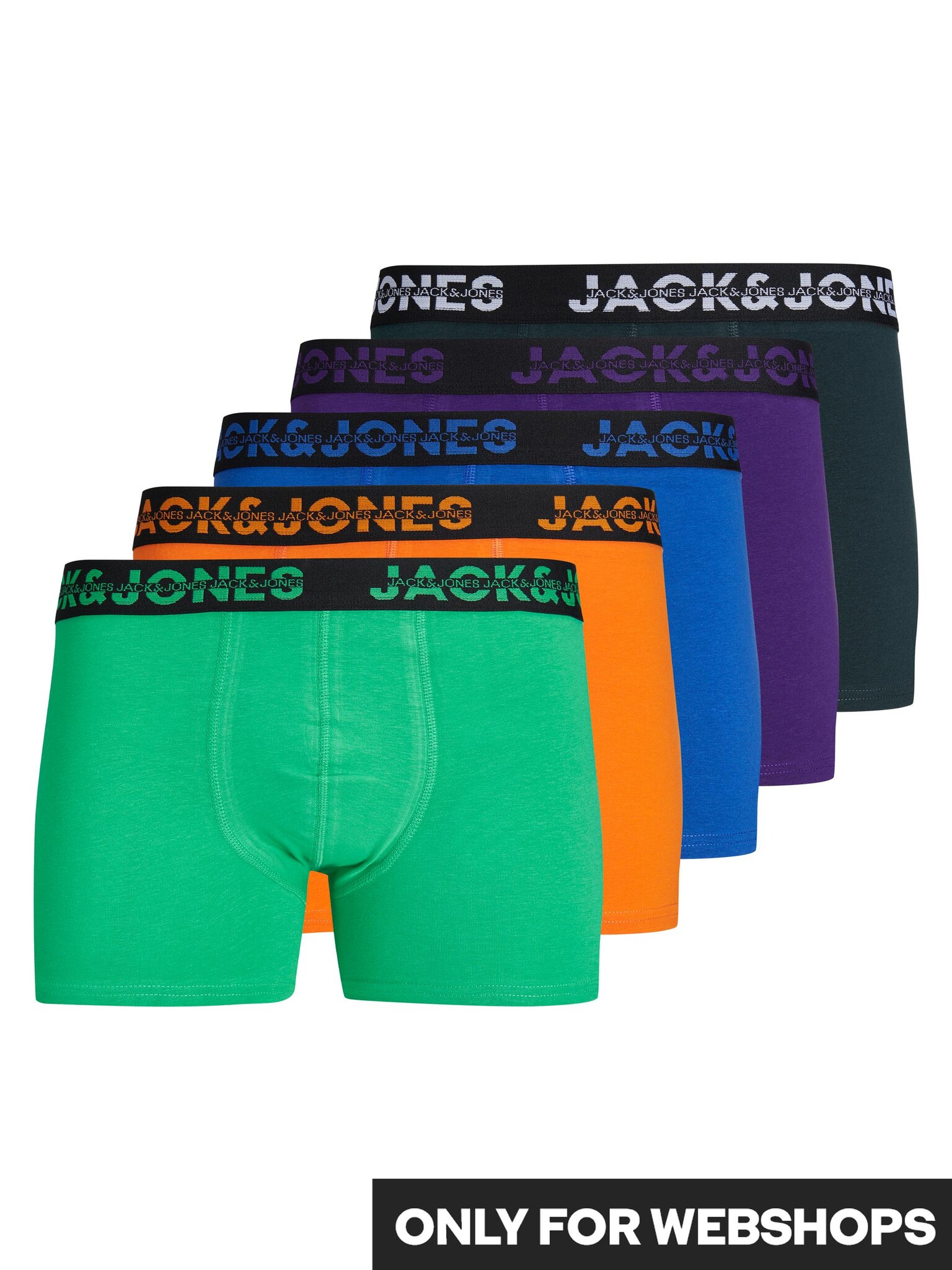 Jack Jones Jack Jones Boxershorts Heren Trunks JACDALLAS 5 Pack