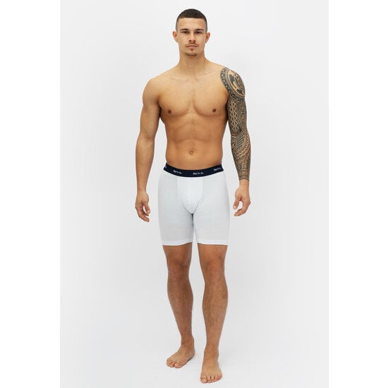 Phil & Co Phil & Co Boxer Shorts Men's Long-Pipe Boxer Briefs 3-Pack Black / Beige / White