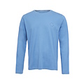 Phil & Co Phil & Co Long Men's Winter Pajama Set Cotton Print On Pants Blue