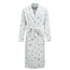 By Louise By Louise Fleece Bathrobe Ladies White With Stars