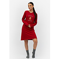 Happy Shorts Happy Shorts Ladies Nightshirt Christmas Red