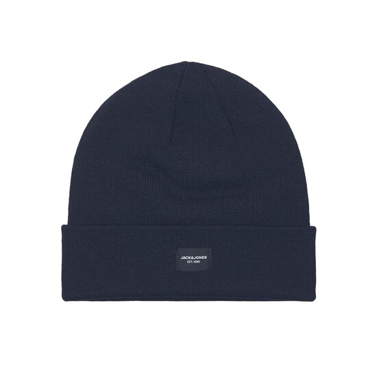 Jack & Jones Jack & Jones Men's Giftbox Hat + Scarf Dark Blue / White