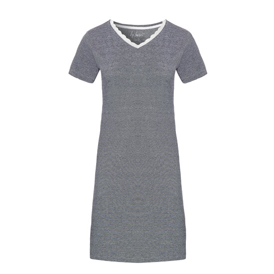 By Louise By Louise Ladies Nightshirt Short Sleeve Grey