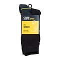 STAPP Stapp Yellow Men's Worker Work Socks 4415 Black 2-Pair