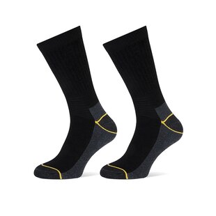 Stapp Yellow Men's Worker Work Socks 4415 Black 2-Pair