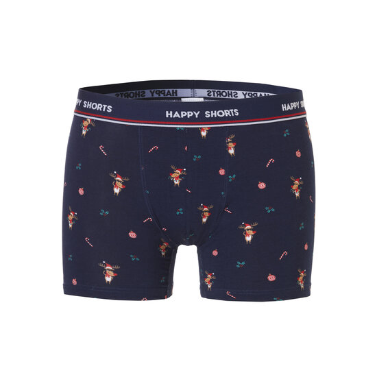 Happy Shorts Happy Shorts Kerst Boxershorts 2-Pack Heren Cool Rudolph