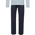 Phil & Co Phil & Co Long Men's Winter Pajama Set Cotton Checkered