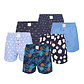 Phil & Co Phil & Co Wide Boxer Shorts Men 6-Pack Multipack with Print