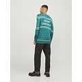 Jack & Jones Jack & Jones Christmas Sweater Men's Knitted JORHOLLY Green