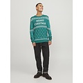 Jack & Jones Jack & Jones Christmas Sweater Men's Knitted JORHOLLY Green