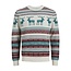 Jack & Jones Jack & Jones Men's Christmas Sweater Knitted JORSNOWBALL Moonbeam Gray