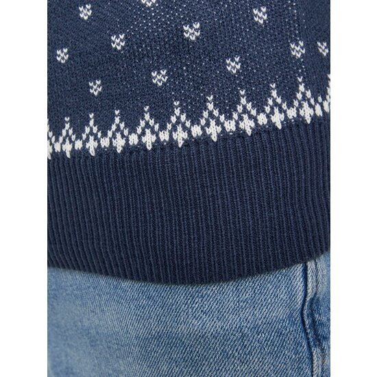 Jack & Jones Junior Jack & Jones Christmas Sweater Boys Knitted JORHOLLY Blue