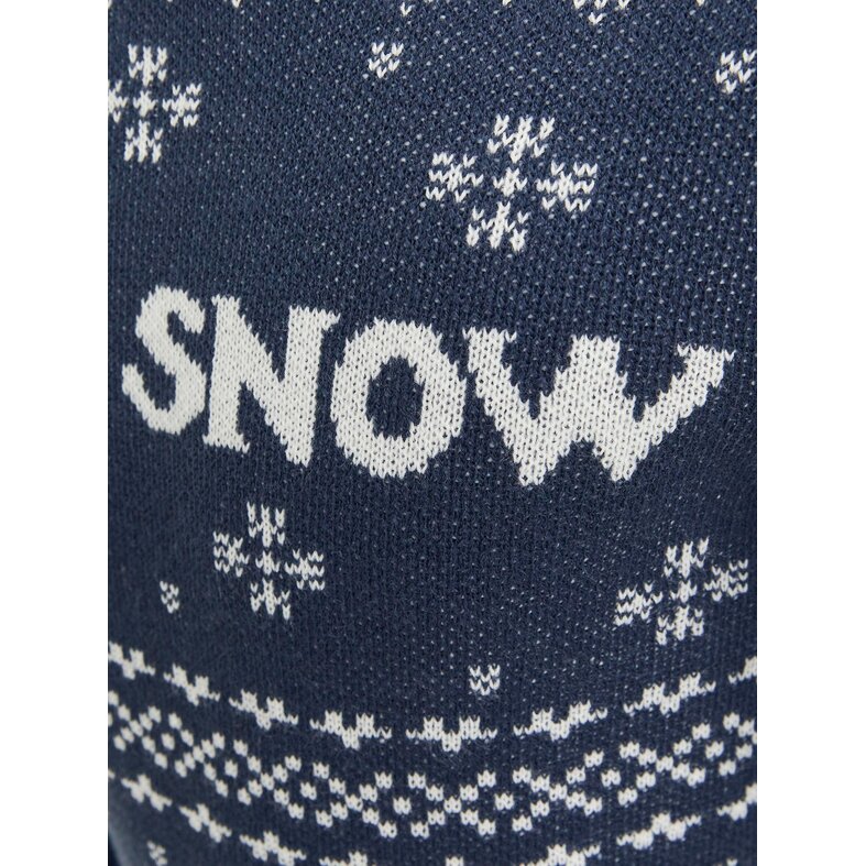 Jack & Jones Junior Jack & Jones Christmas Sweater Boys Knitted JORHOLLY Blue