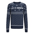 Jack & Jones Junior Jack & Jones Kersttrui Jongens Gebreid JORHOLLY Blauw