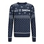 Jack & Jones Junior Jack & Jones Christmas Sweater Boys Knitted JORHOLLY Blue