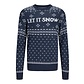 Jack & Jones Junior Jack & Jones Christmas Sweater Boys Knitted JORHOLLY Blue