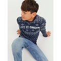 Jack & Jones Junior Jack & Jones Christmas Sweater Boys Knitted JORHOLLY Blue