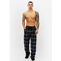 Phil & Co Phil &amp; Co Men's Pyjama Pants Long Checkered Flannel Blue