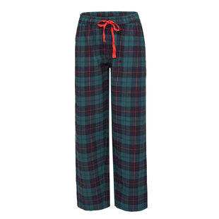 By Louise Dames Pyjamabroek Geruit Flanel Groen