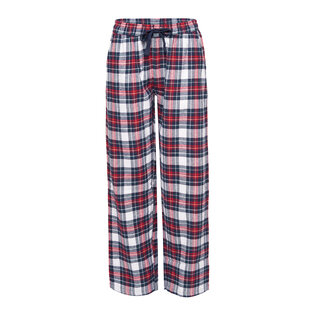 By Louise Ladies Pyjama Pants Checkered Flannel Red/Blue