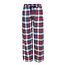 By Louise By Louise Dames Pyjamabroek Geruit Flanel Rood/Blauw