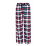 By Louise By Louise Ladies Pyjama Pants Checkered Flannel Red/Blue