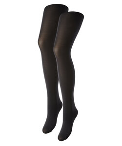 Pieces Tights Ladies PCNEW NIKOLINE 40 Den Tights Black 2-Pack