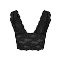 PIECES Pieces Ladies Bralette Bra Top Lace Microfiber Black