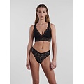 PIECES Pieces Ladies Bralette Bra Top Lace Microfiber Black