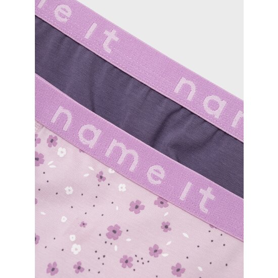 Name It Name It Girls Slip Underpants NKFHIPSTER Pink/Purple 2-Pack
