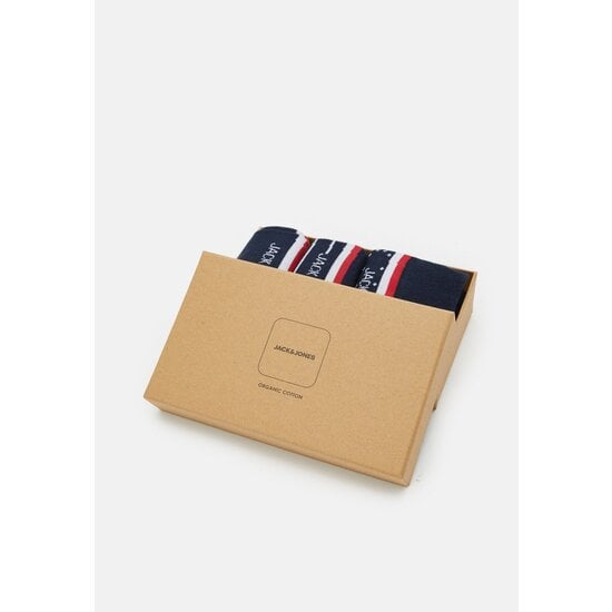 Jack & Jones Jack & Jones Sokken Heren Giftbox JACARBO Blauw Bio Katoen 3-paar