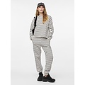 PIECES Pieces Women's House Suit Loungewear Striped White/Black