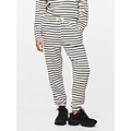 PIECES Pieces Women's House Suit Loungewear Striped White/Black