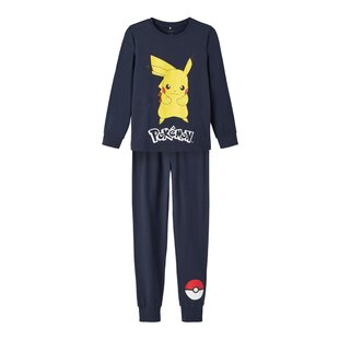 Name It Children's Pyjamas Boys Long Blue Pokémon Pikachu