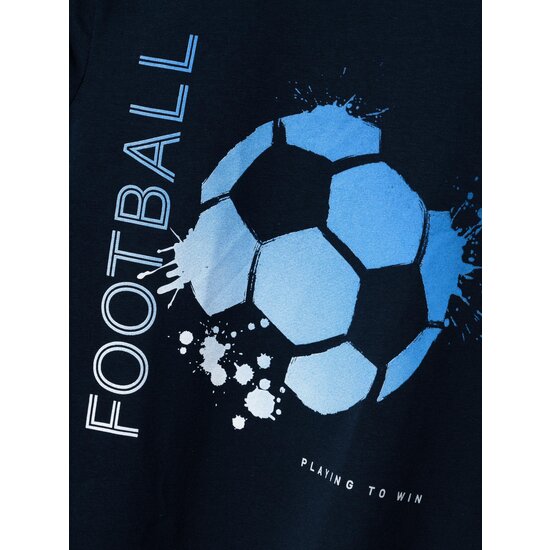 Name It Name It Children's Pajamas Boys Long Blue Football