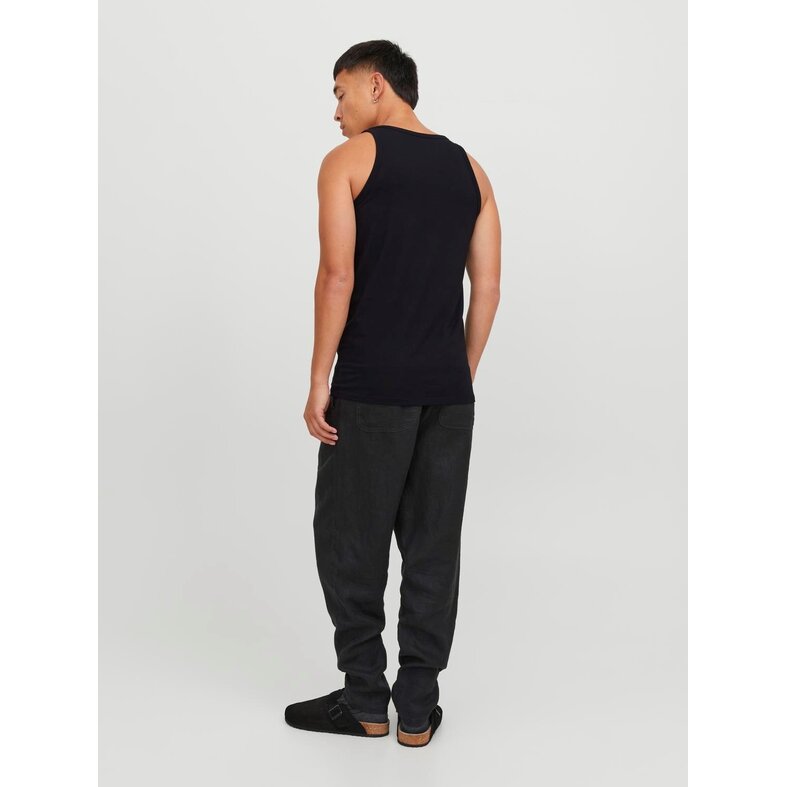 Jack & Jones Jack & Jones Men's Tank Top JACBASIC Cotton Black 2-Pack
