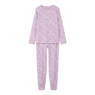 Name It Meisjes Pyjama Lang Roze Pink Hearts