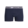 Jack & Jones Jack & Jones Heren Boxershorts Trunks JACMARCO Oranje/Blauw 3-Pack