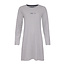 By Louise By Louise Ladies Nightshirt Long Sleeve Cotton Grey Striped