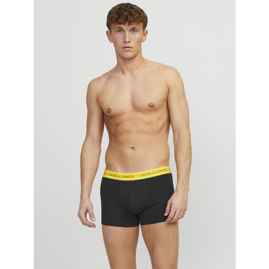 Jack & Jones Jack & Jones Heren Boxershorts Trunks JACLEO Zwart 5-Pack