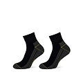 STAPP Stapp Yellow Men's Quarter Work Socks 4435 Black 2-Pair