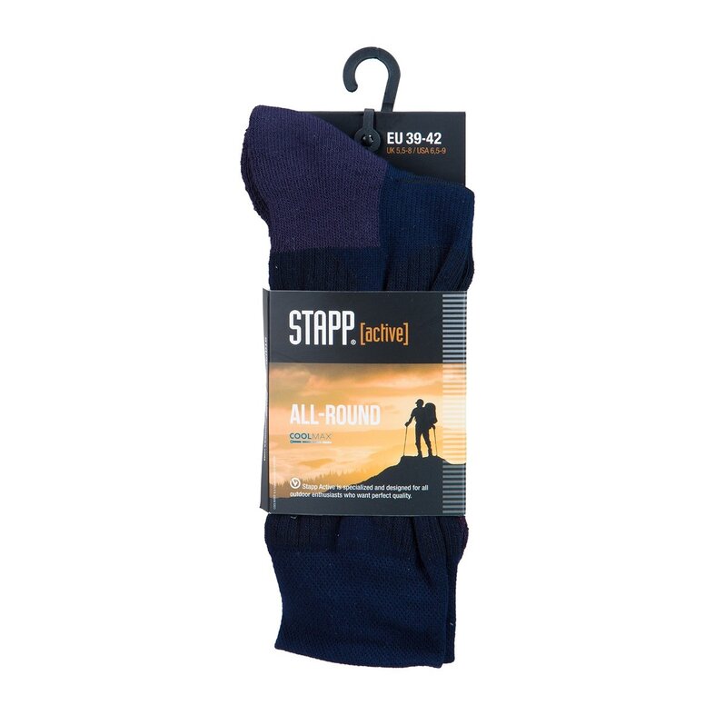 STAPP Stapp Active Unisex All-Round Sokken 29530 Marine Blauw 1-Paar