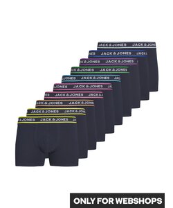 Jack & Jones Heren Boxershorts Trunks JACLIME Navy Blazer 10-Pack