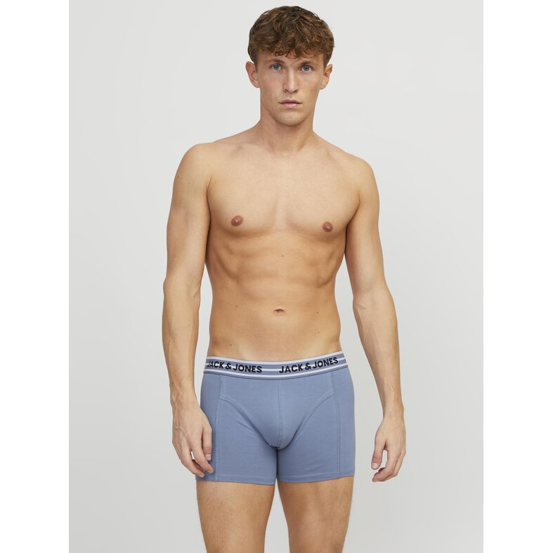 Jack & Jones Jack & Jones Men's Boxer Shorts Trunks JACPETER Blue/Grey/Dark Blue 3-Pack